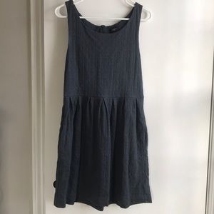 Anthropology blue dress
